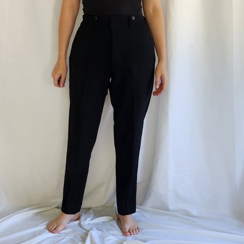 Vintage Black‎ Wool Pants